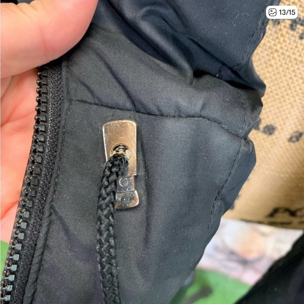 VINTAGE OBERMEYER Black Zip Front Thermolite Ski Jacket, 14 - Picture 14 of 15